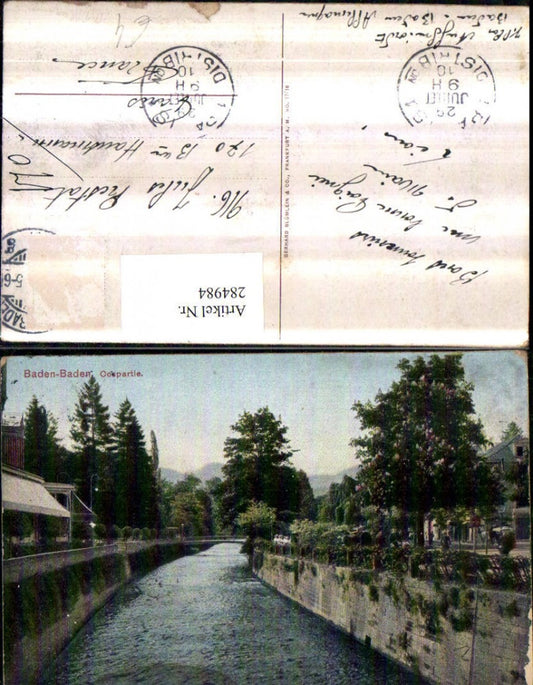 284984, Baden-Baden Oospartie River Bridge