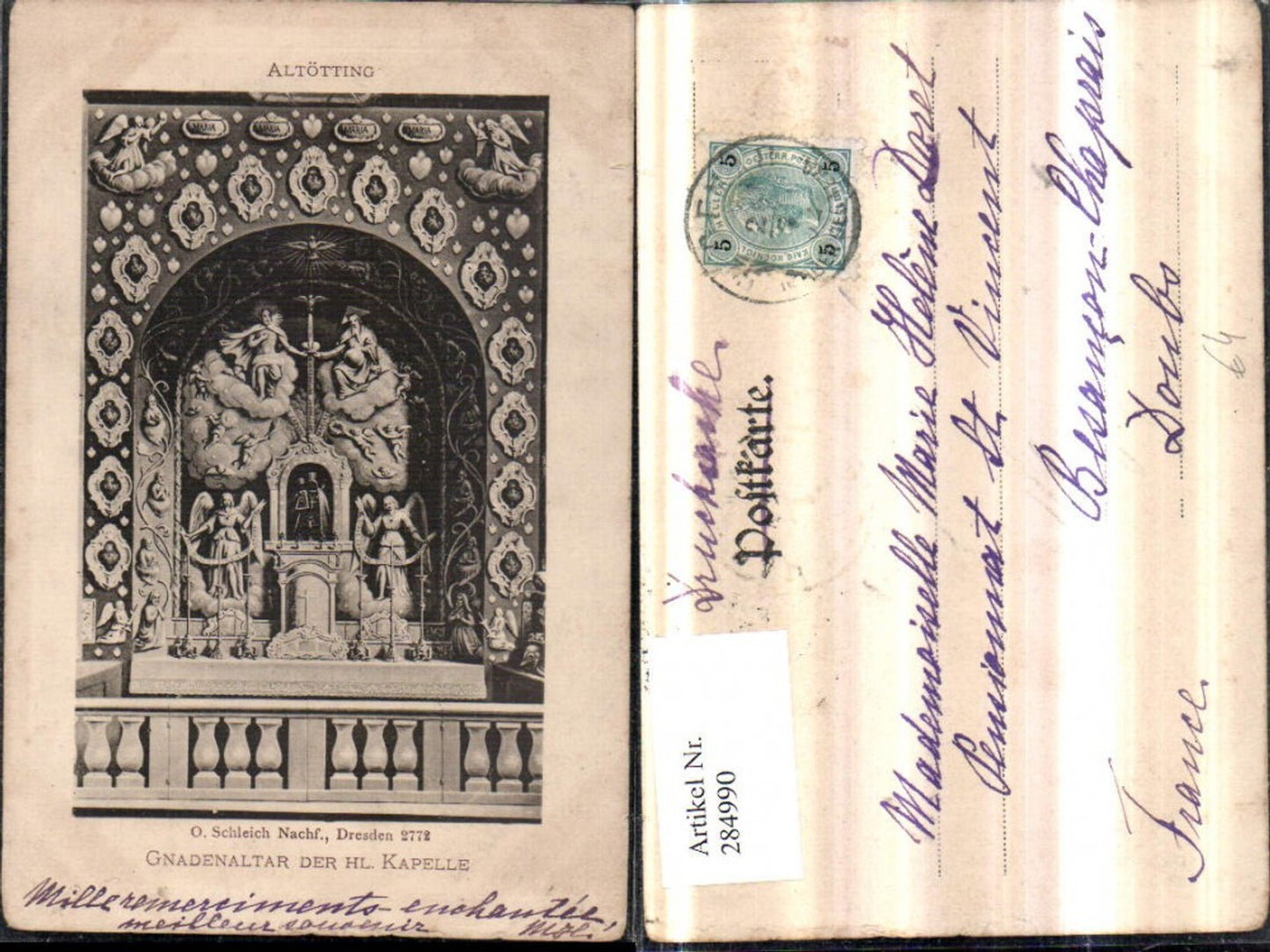 284990,Altötting Gnadenaltar in der Hl. Kapelle
