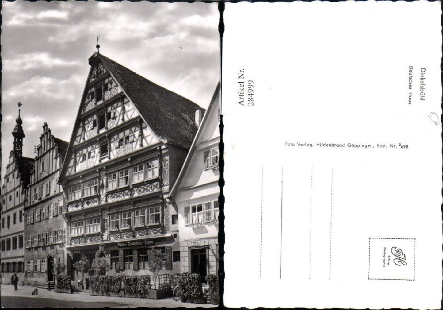 284999,Dinkelsbühl Deutsches Haus Hotel