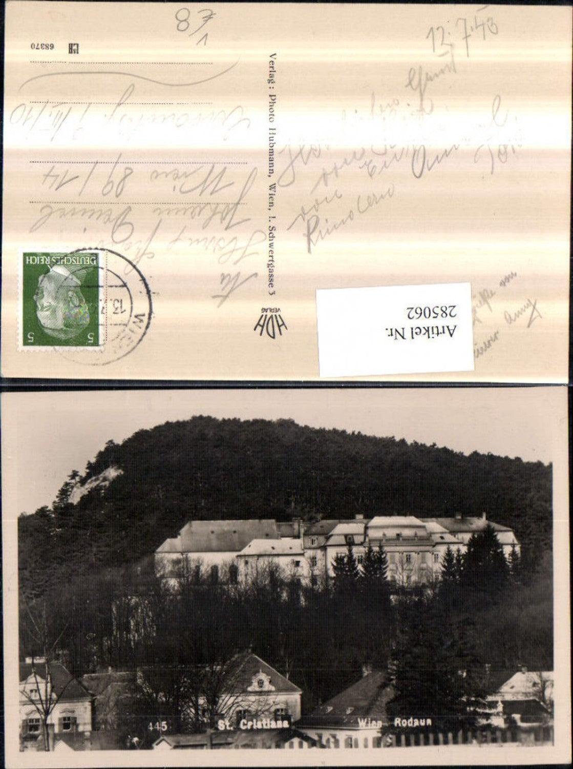 Alte Ansichtskarte – Old Postcard