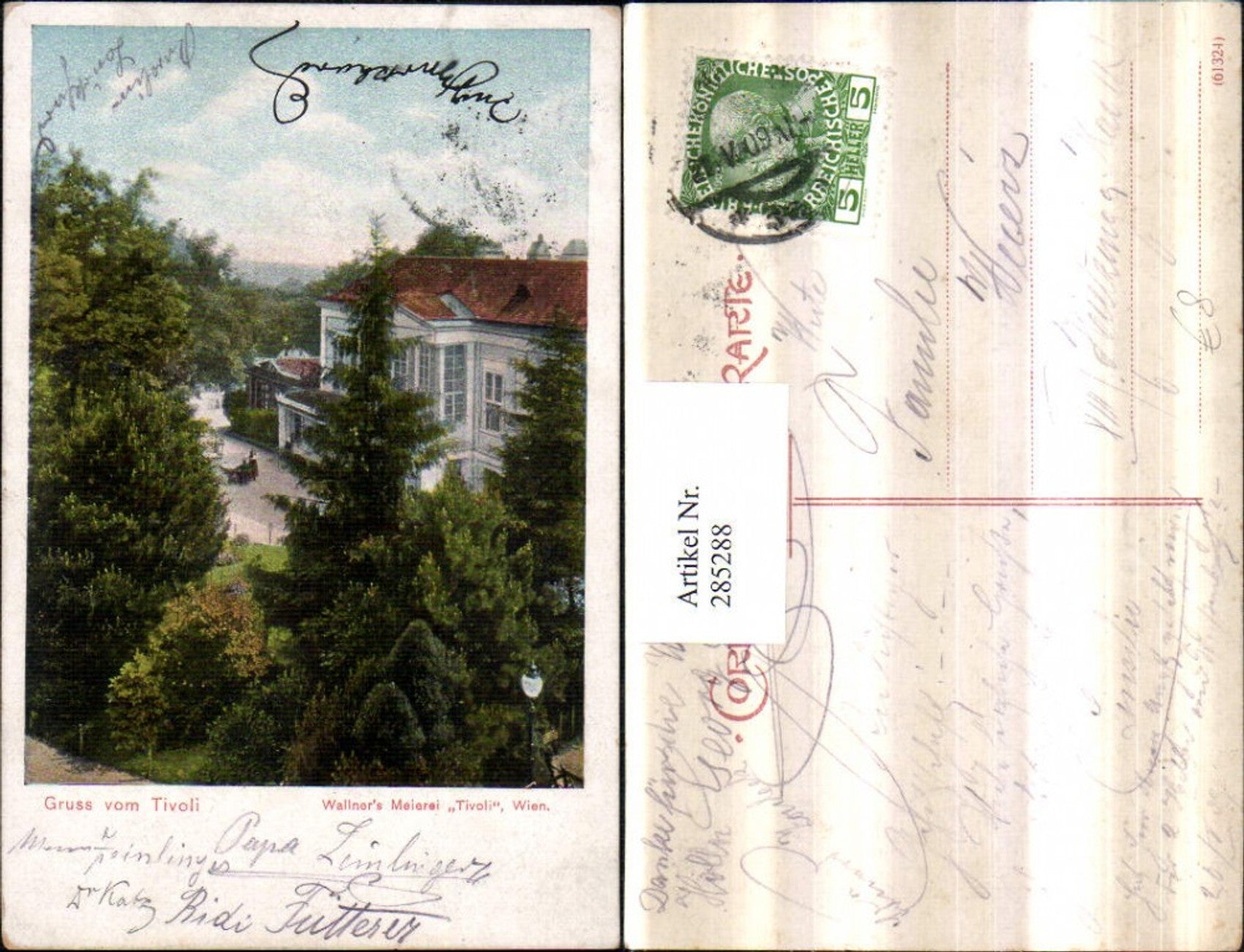 Alte Ansichtskarte – Old Postcard