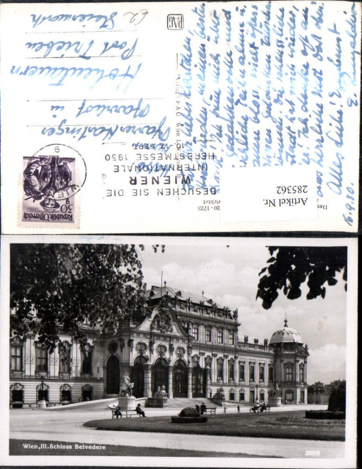 Alte Ansichtskarte – Old Postcard