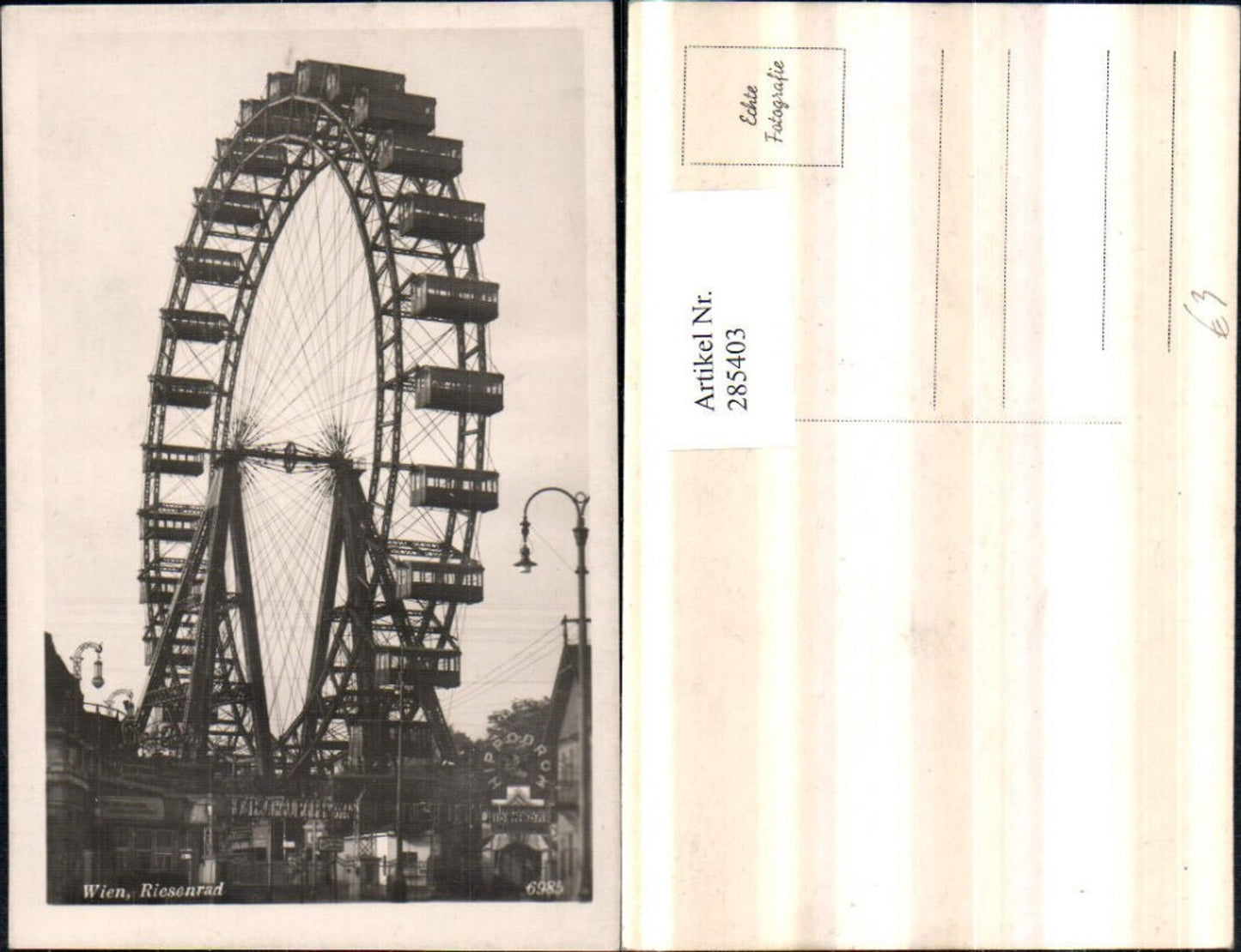 Alte Ansichtskarte – Old Postcard