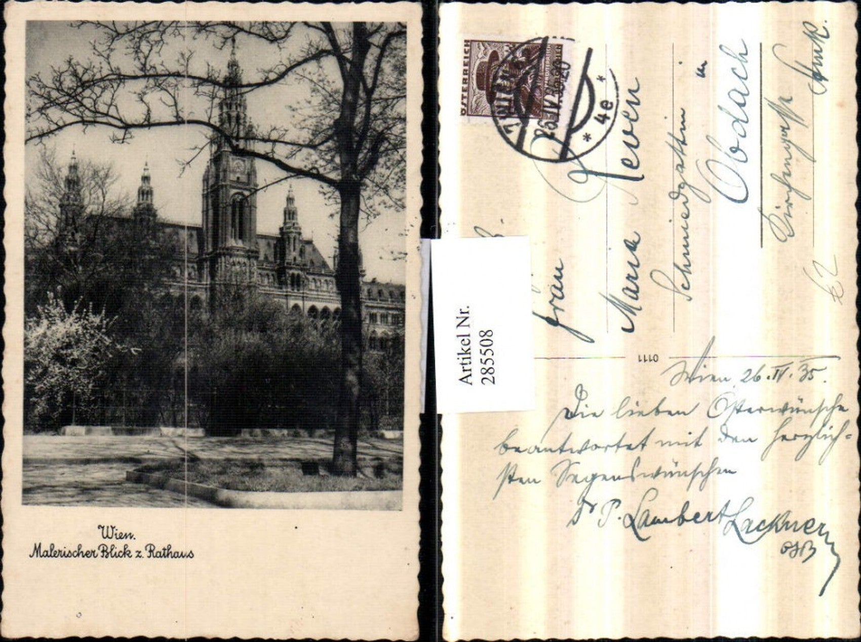 Alte Ansichtskarte – Old Postcard