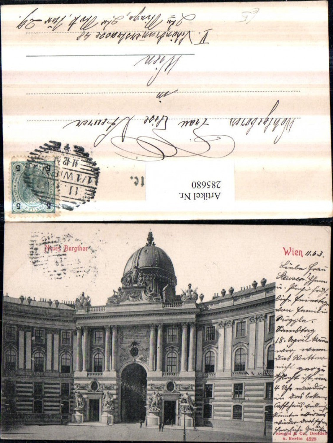 Alte Ansichtskarte – Old Postcard