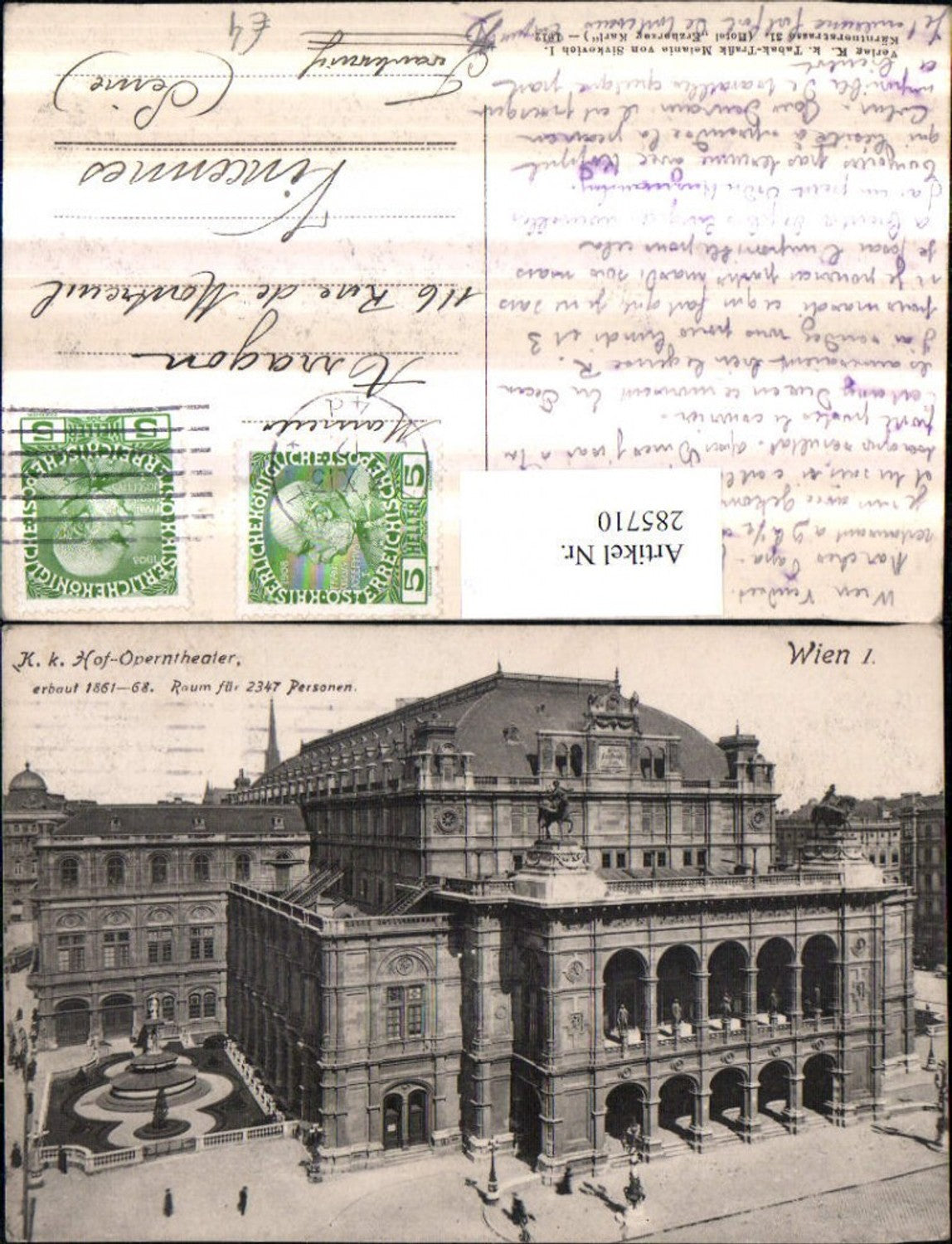 Alte Ansichtskarte – Old Postcard