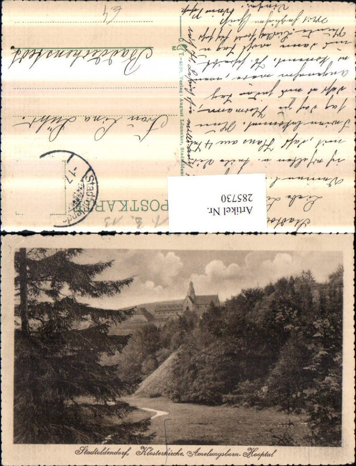 285730,Stadtoldendorf Klosterkirche Amelungsborn-Hooptal