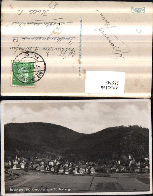 285748,Bad Harzburg Totale Krodotal vom Butterberg