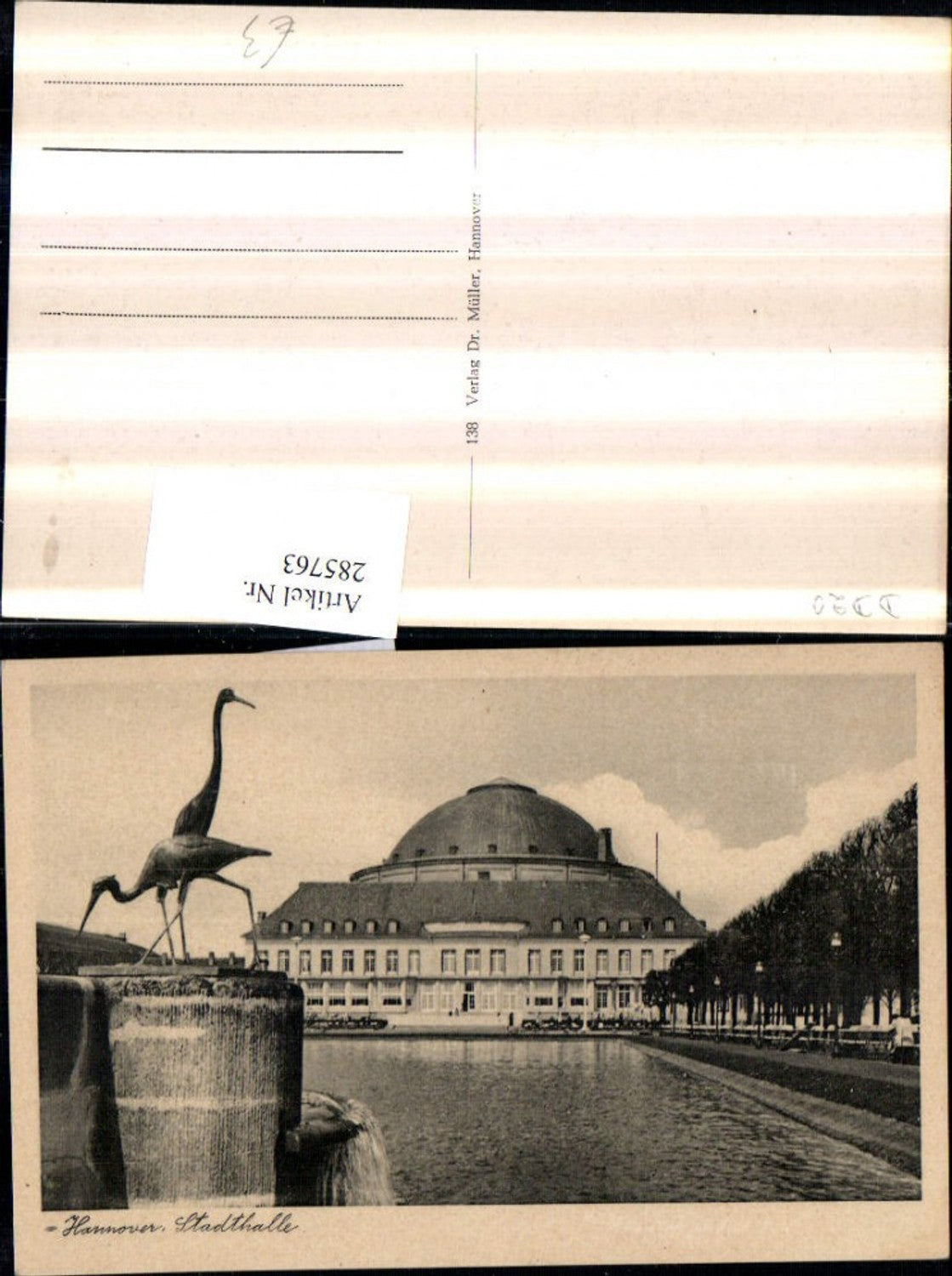 285763,Hannover Stadthalle Gebäude