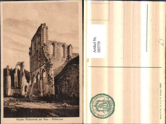 285779,Kloster Walkenried am Harz Mittelruine pub Stengel & Co 24888