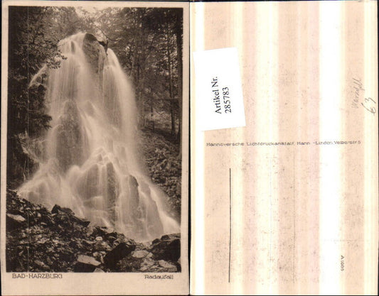 285783,Bad Harzburg Radaufall Wasserfall