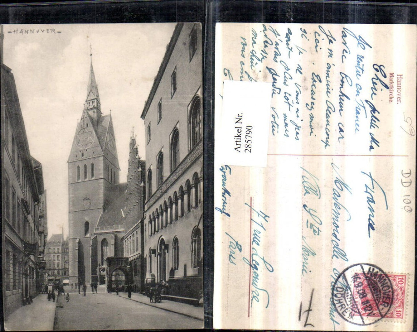 285790,Hannover Marktkirche Straßenansicht