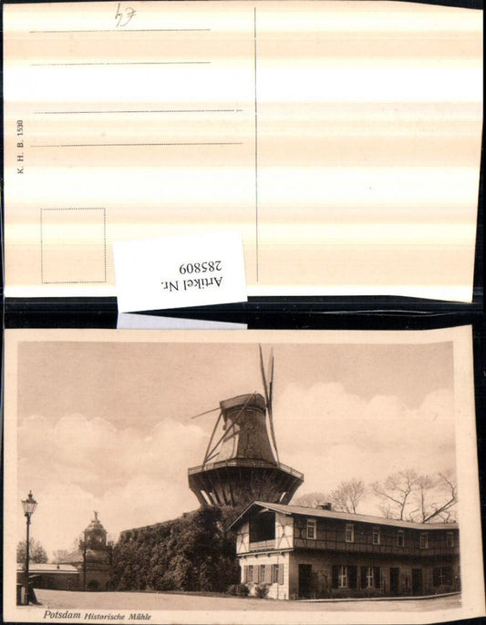 285809,Potsdam Historische Mühle Windmühle