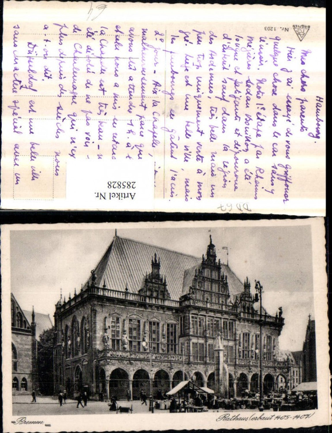 285828,Bremen Rathaus Gebäude