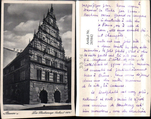 285842,Bremen Die Stadtwaage Hausansicht