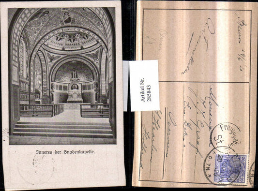 285843, Beuron Interior view of the Chapel of Grace