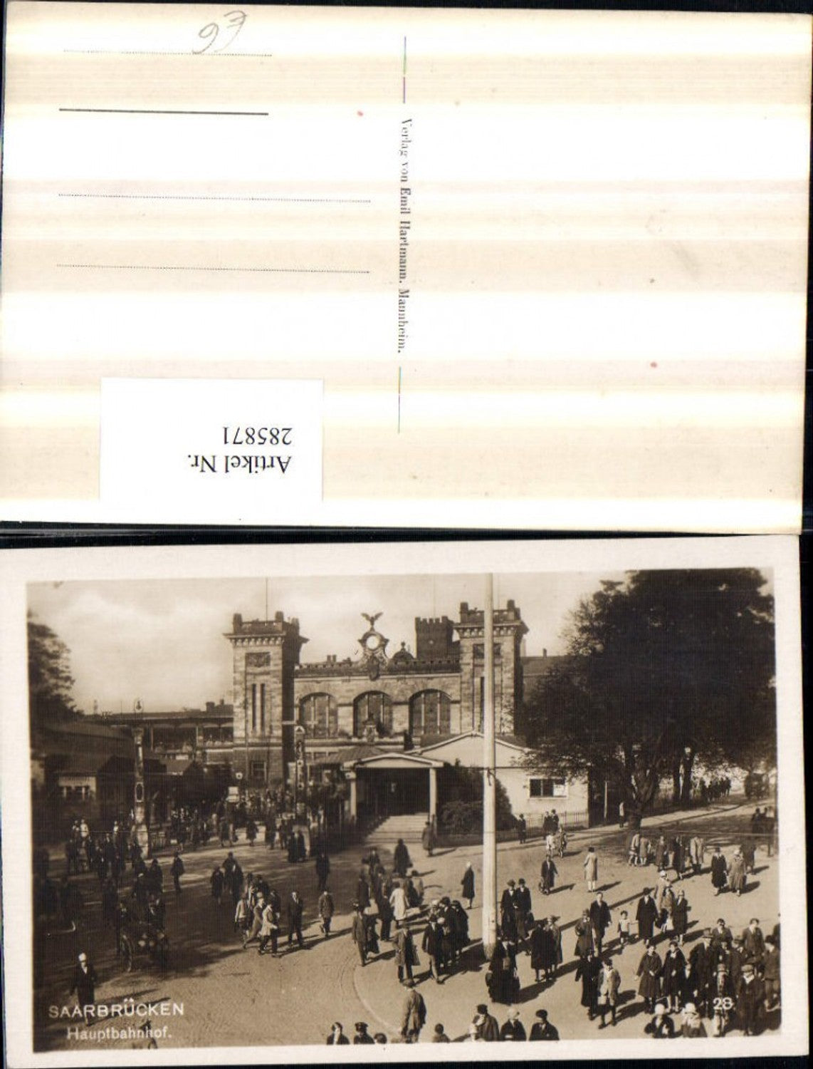 285871,Saarbrücken Hauptbahnhof Bahnhof