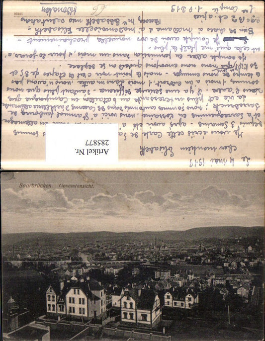 285877,Saarbrücken Totale