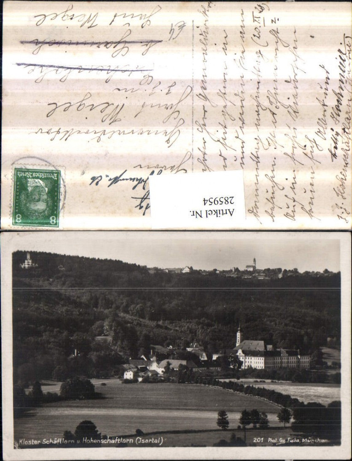 285954,Kloster Schäftlarn u. Hohenschäftlarn im Isartal
