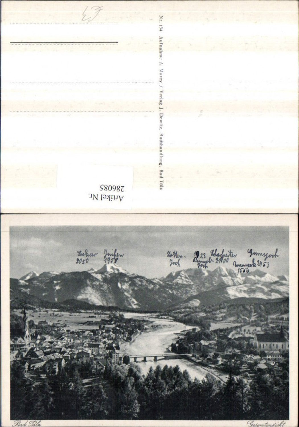 286085, Bad Tölz Total mountain scenery