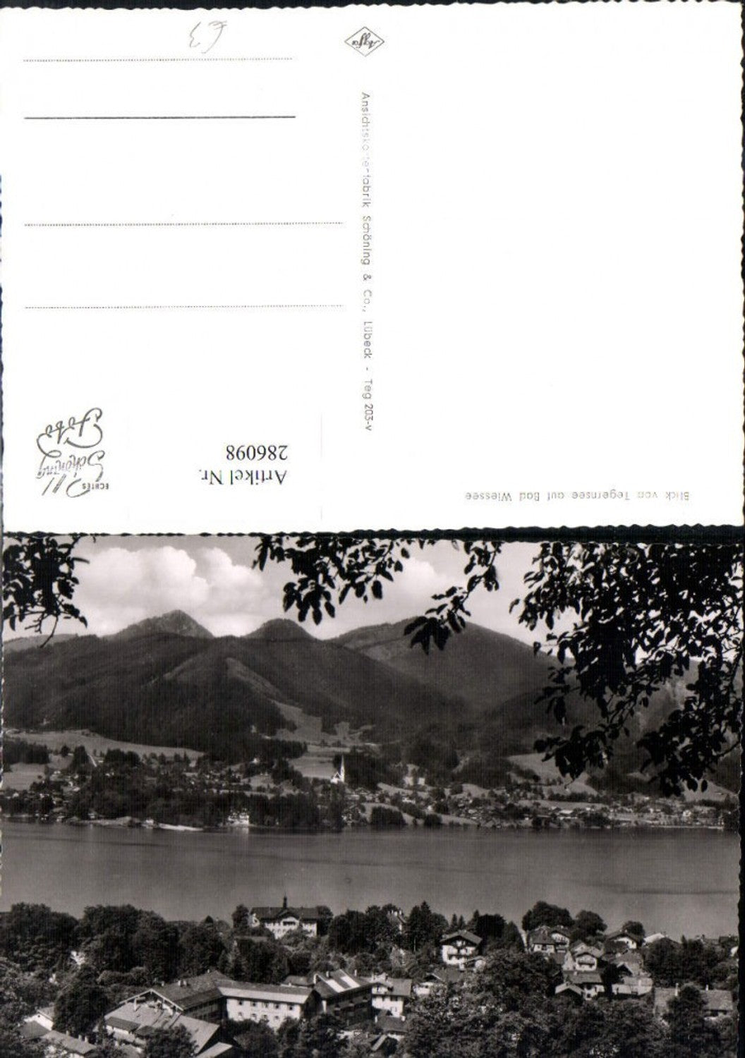 286098,Blick von Tegernsee auf Bad Wiessee Totale