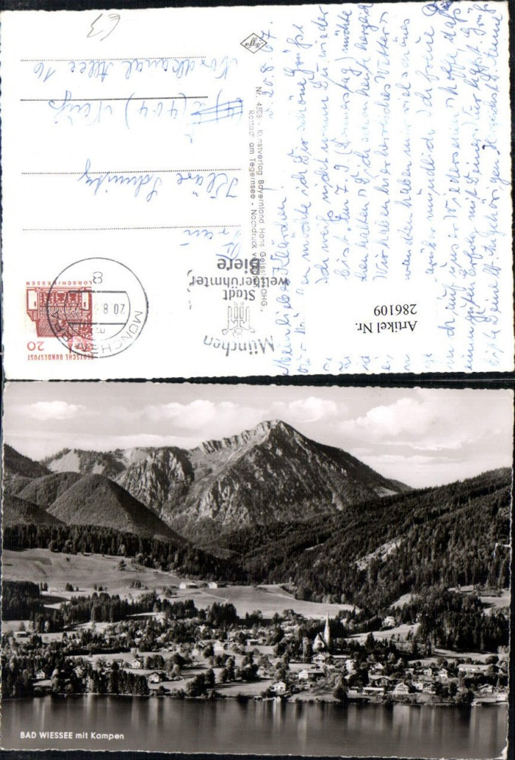286109,Bad Wiessee Totale m. Kampen Bergkulisse