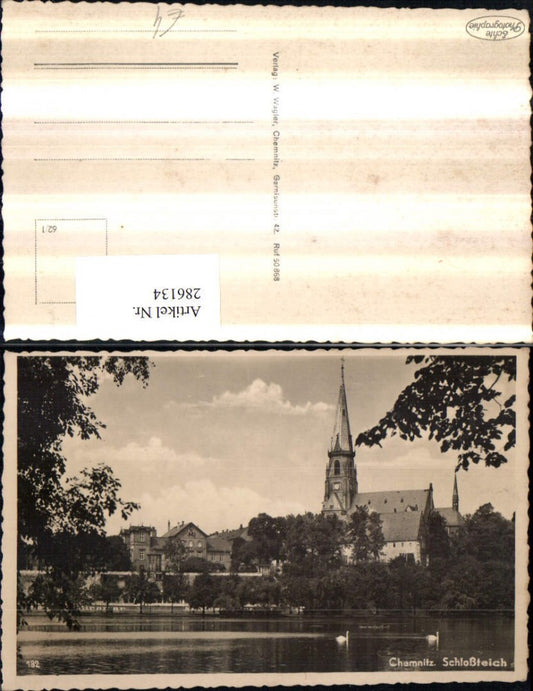 286134,Chemnitz Schlossteich Kirche