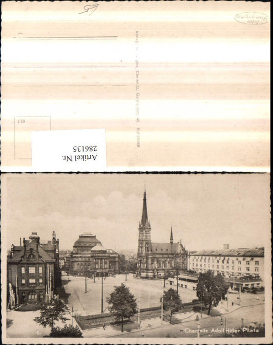 286135,Chemnitz Hauptplatz Platz Kirche