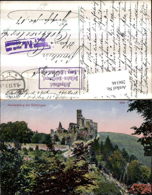 286146,Hardenberg b. Göttingen Burgruine