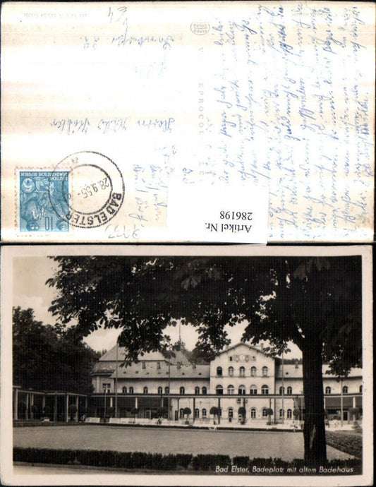 286198,Bad Elster Badeplatz m. Altem Badehaus pub VEB