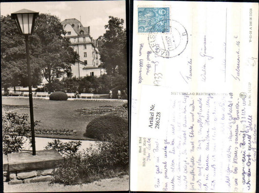 286228,Bad Elster Blick zum Karl-Marx-Hof pub VEB 14/1137