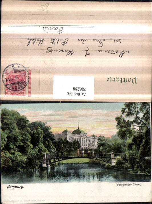 286288,Hamburg Botanischer Garten Brücke Gebäude pub Ottmar Zieher