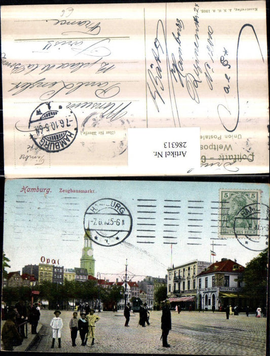 286313,Hamburg Zeughausmarkt Straßenansicht Restaurant