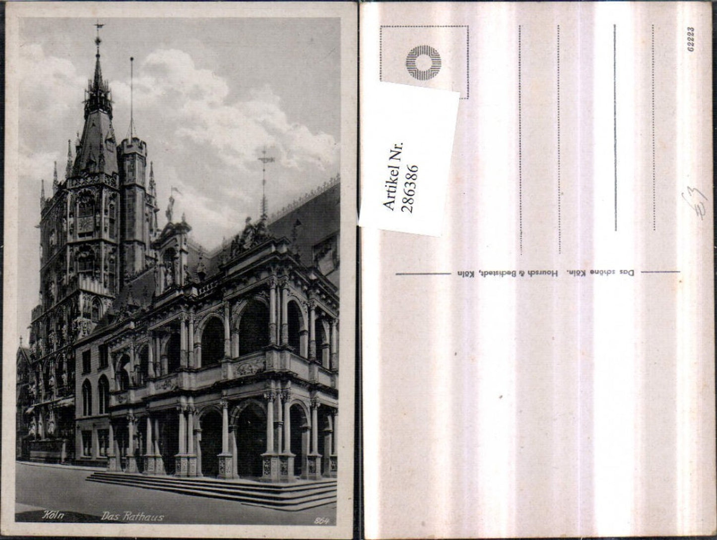 286386,Köln am Rhein Rathaus