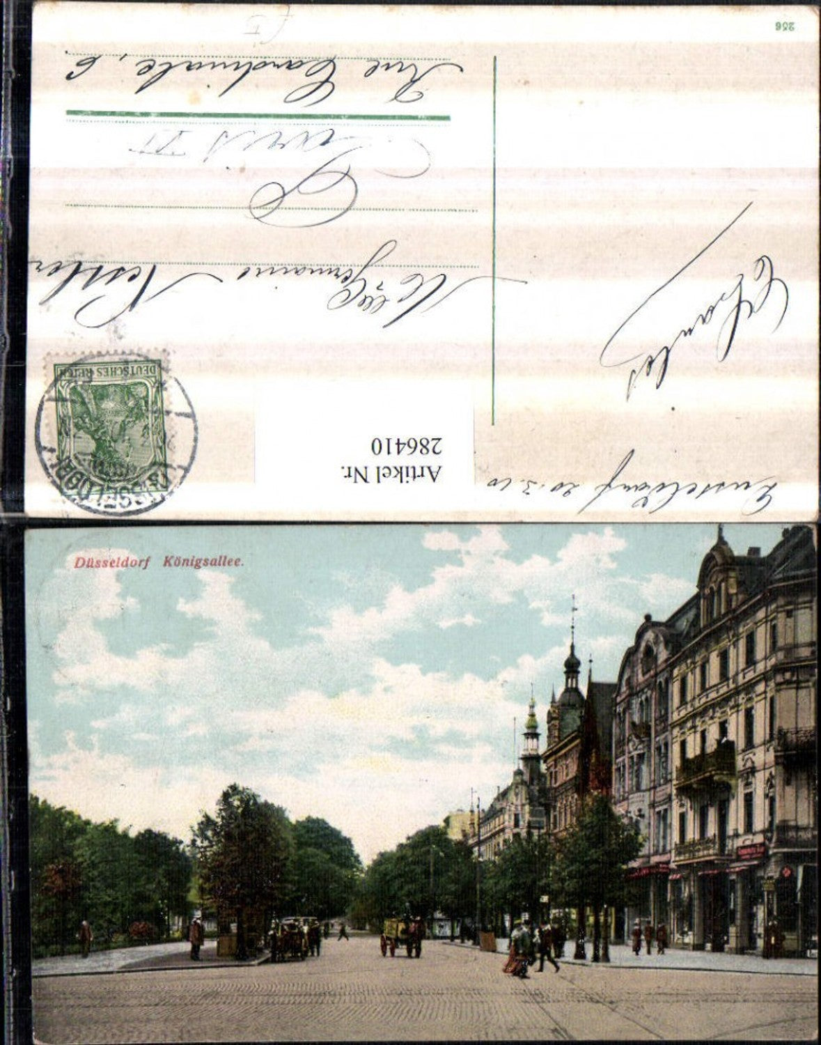 286410,Düsseldorf Königsallee Straßenansicht