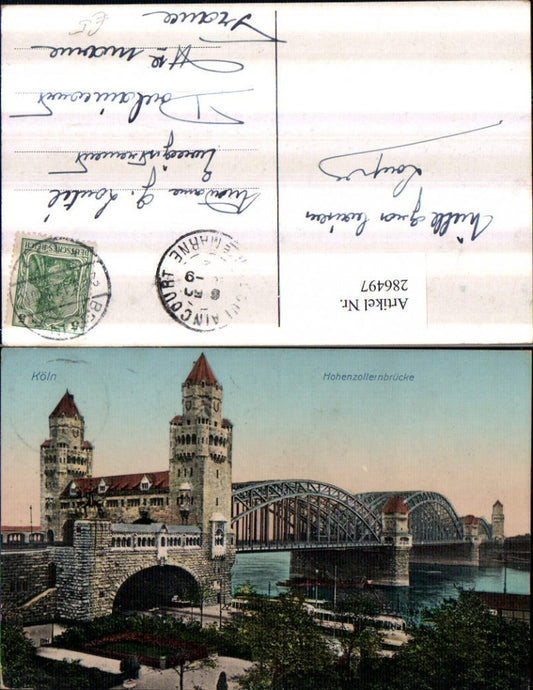 286497,Köln am Rhein Hohenzollernbrücke Brücke