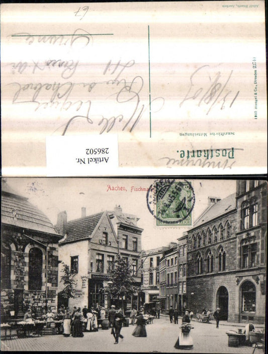 286502,Aachen Fischmarkt Straßenansicht