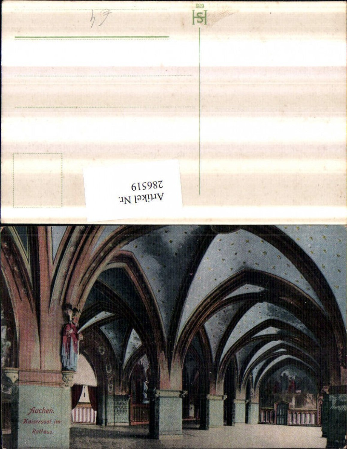 286519,Aachen Rathaus Kaisersaal Innenansicht