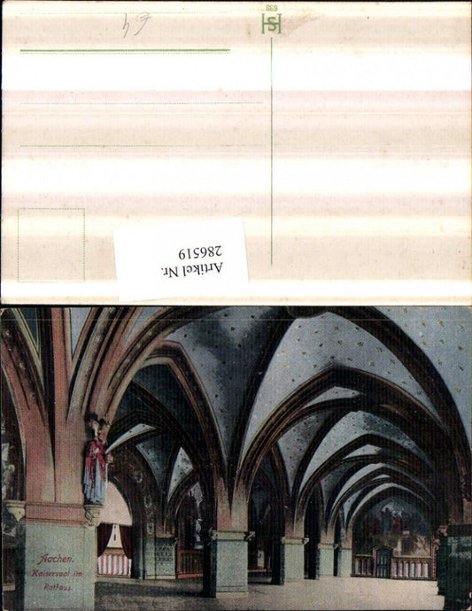 286519,Aachen Rathaus Kaisersaal Innenansicht