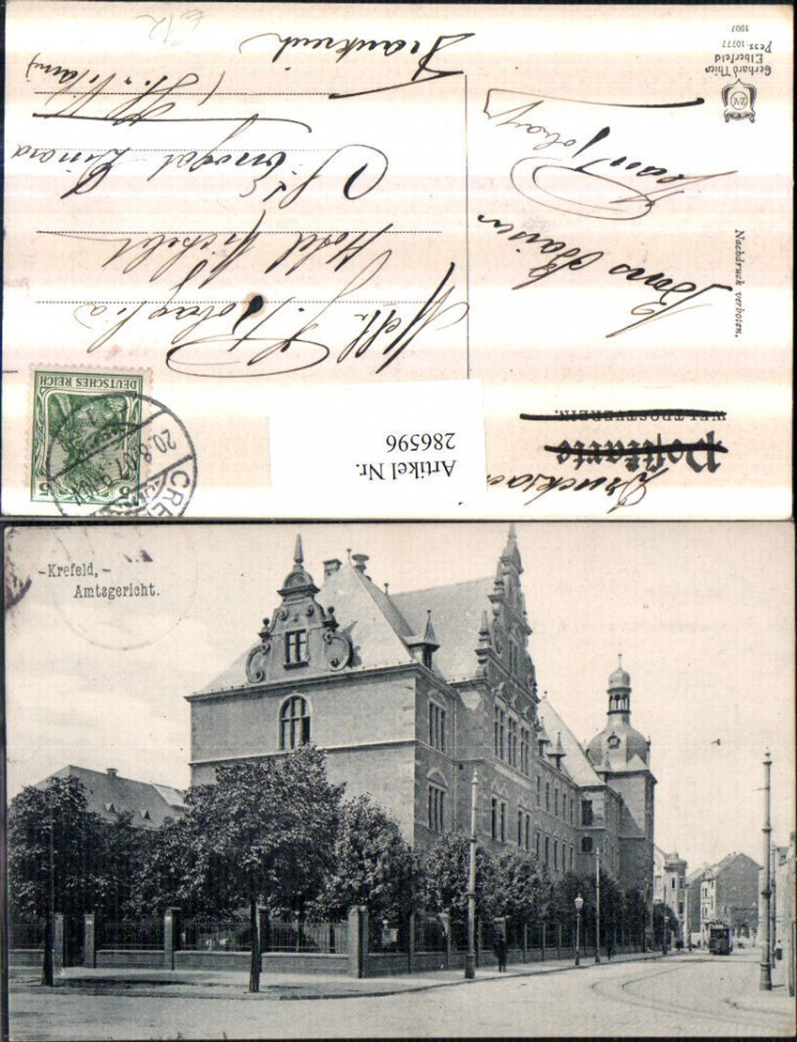 286596,Krefeld Amtsgericht Straßenansicht