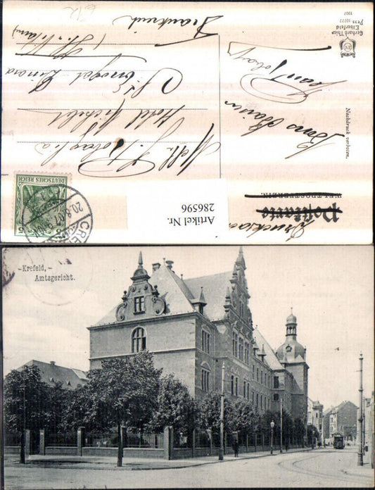 286596,Krefeld Amtsgericht Straßenansicht