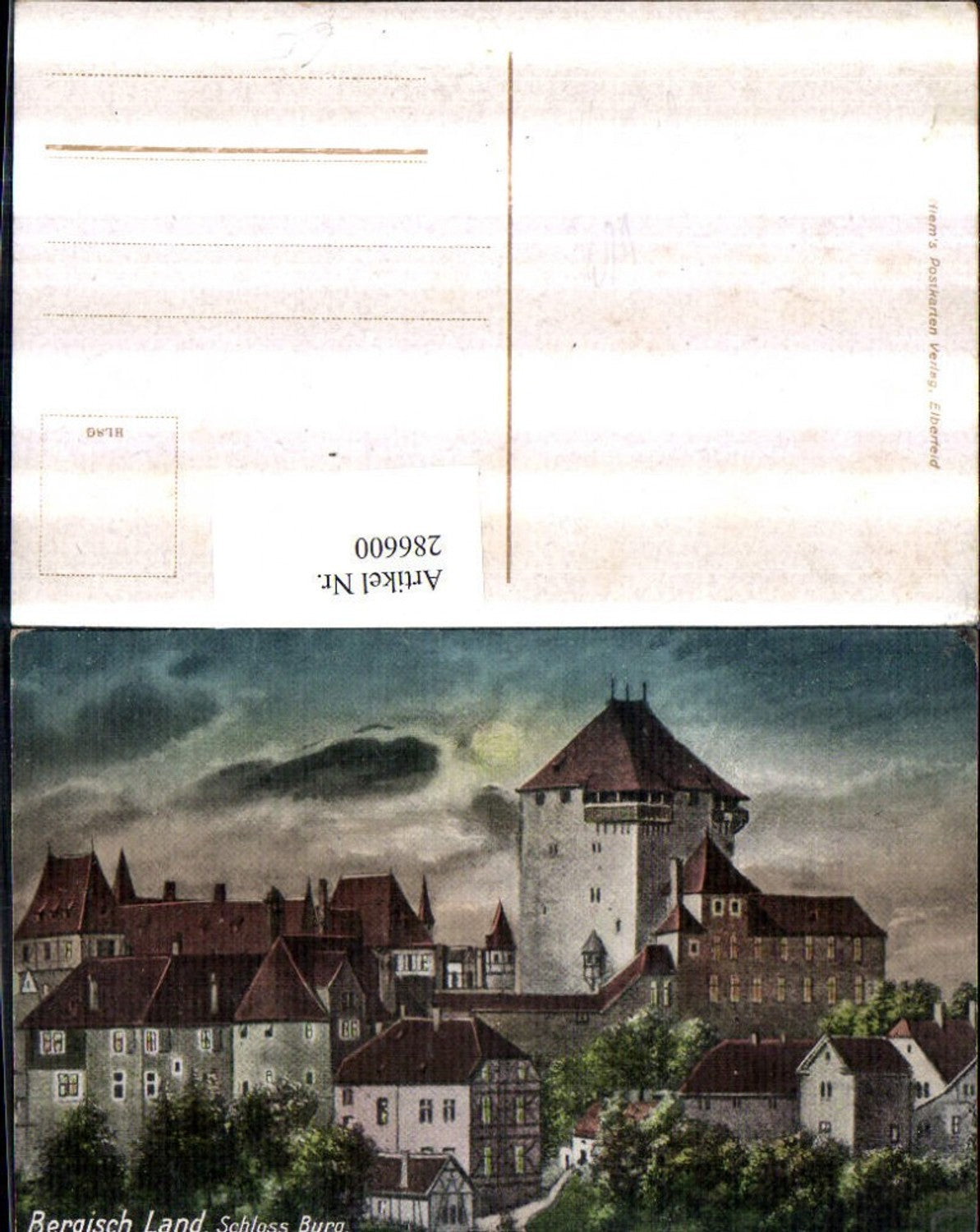 286600,Solingen Bergisch Land Schloss Burg