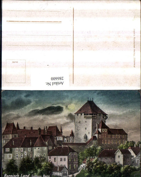 286600,Solingen Bergisch Land Schloss Burg
