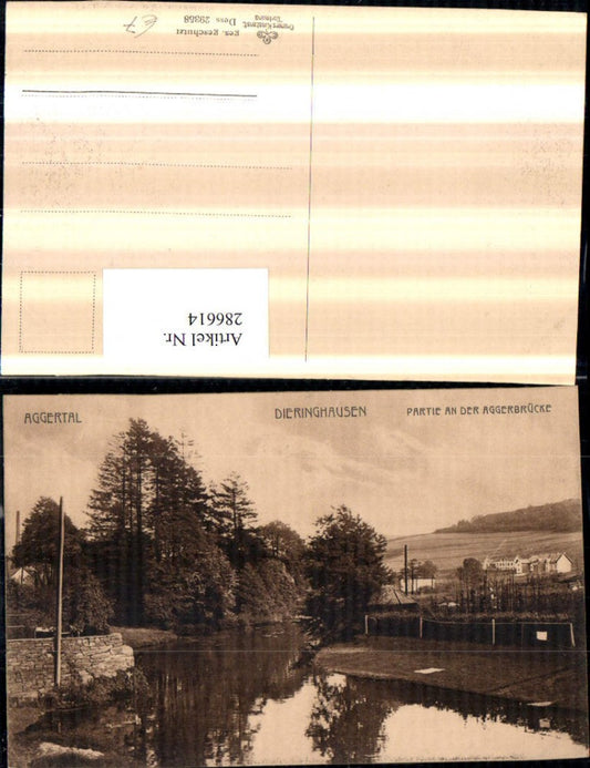 286614,Aggertal Dieringhausen Partie an d. Aggerbrücke