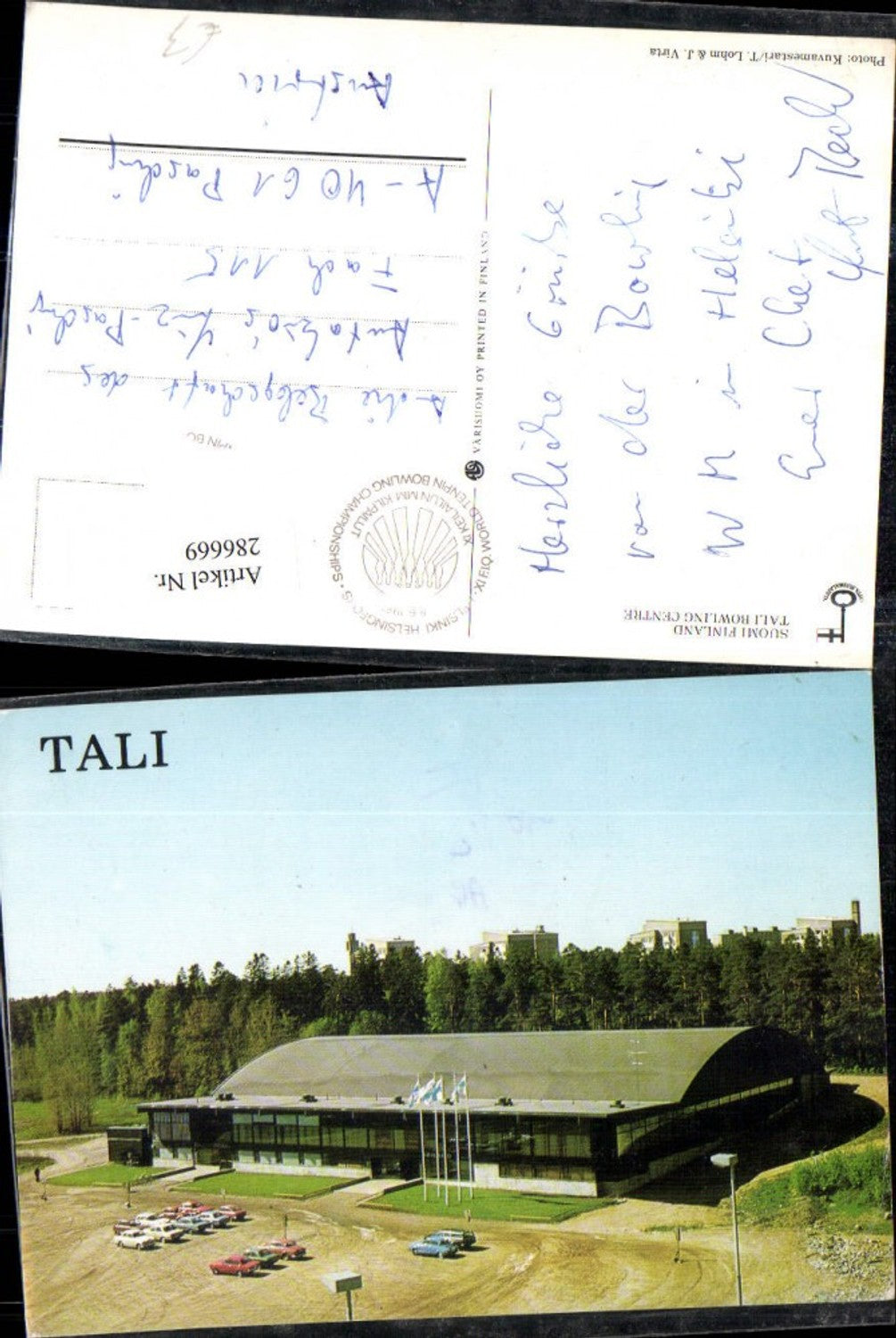 286669,Finnland Tali Bowling Centre Gebäude