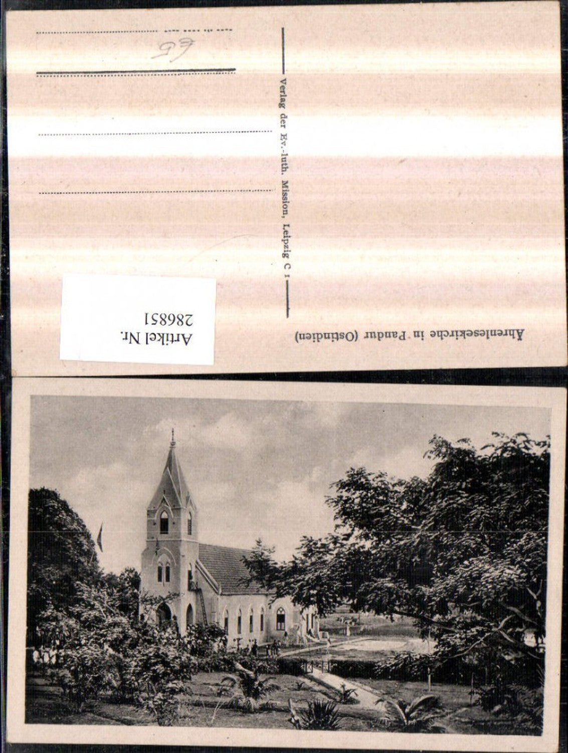 286851,Indien Pandur Ährenlesekirche Kirche