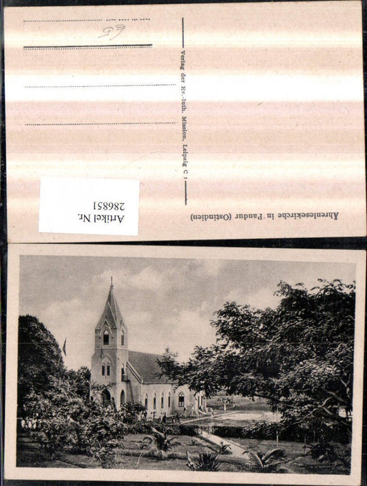 286851,Indien Pandur Ährenlesekirche Kirche