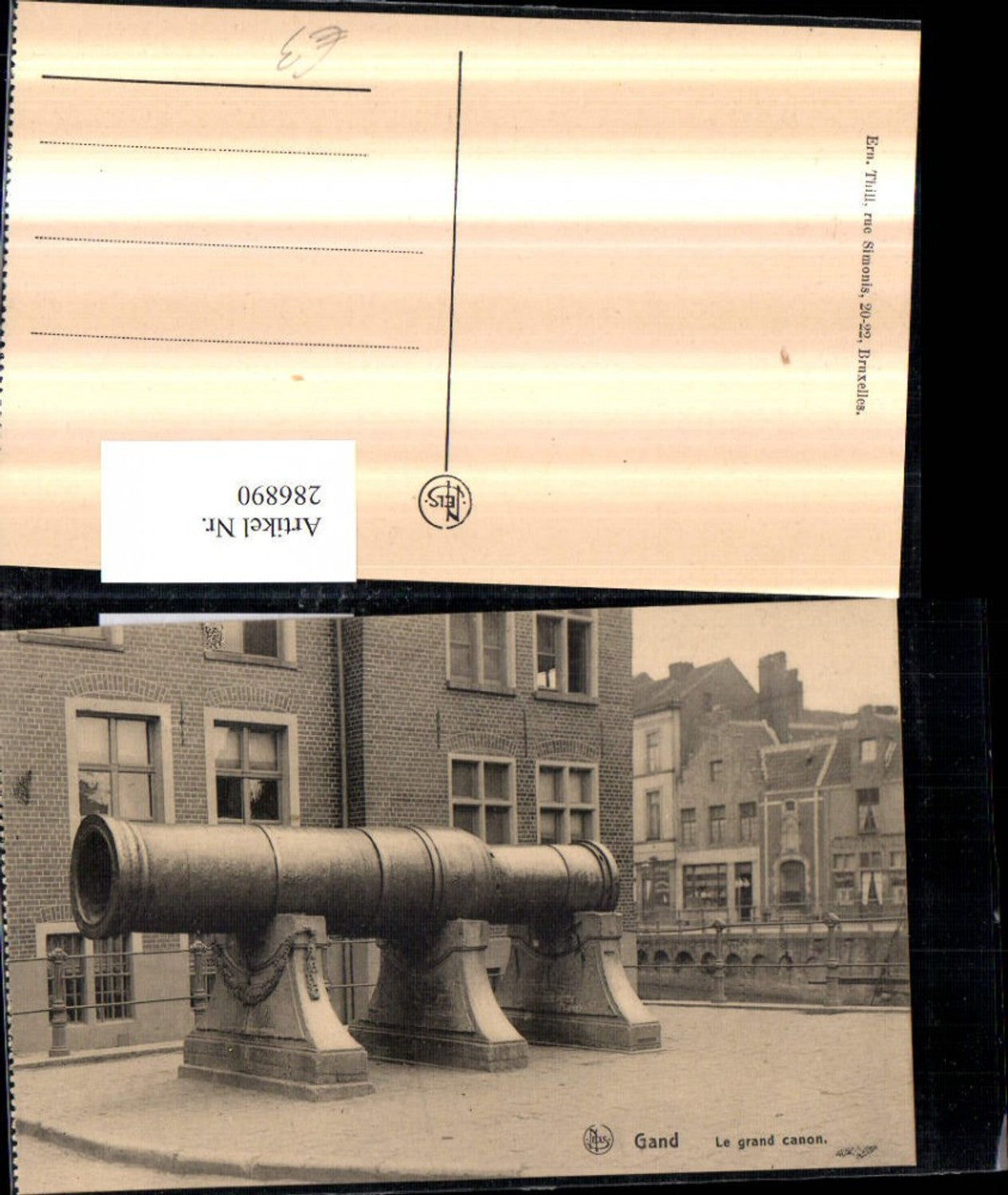 286890,Gand Gent Le Grand Canon Kanone