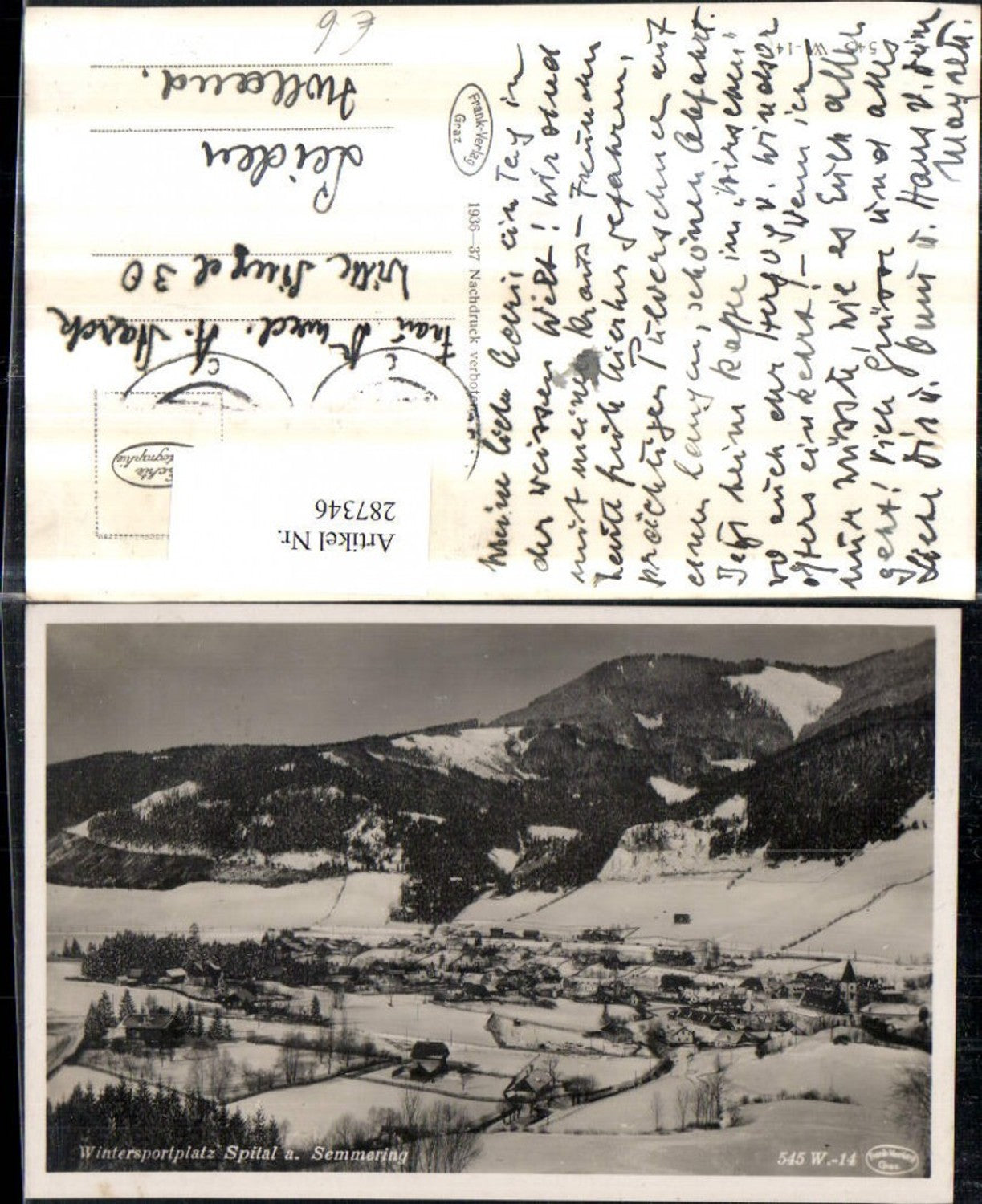 Alte Ansichtskarte – Old Postcard
