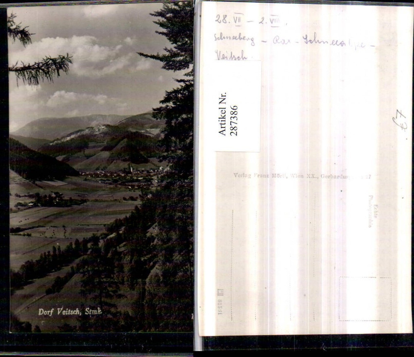 Alte Ansichtskarte – Old Postcard